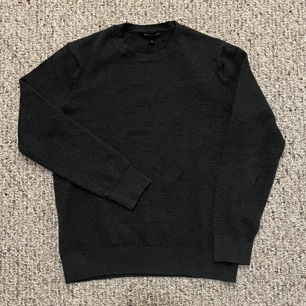 Banana Republic Quilted Crewneck Sweater